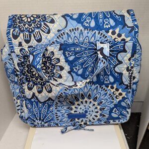 Vera Bradley Blue Tapestry Travel Organizer